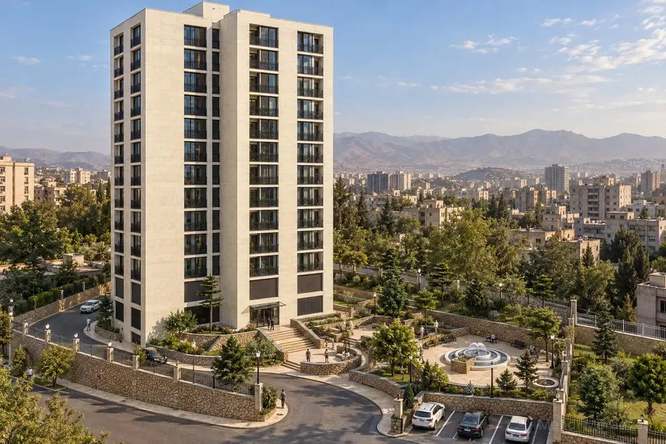 باغ فواره و برج‌ها